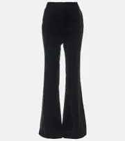 [Nina Ricci] Nina Ricci Velvet bootcut pants AU 6 black