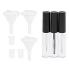 Set of 3 Mascara Growth Castor Oil Liquid Lip Gloss Eyeliner Tubes Vials