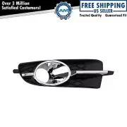 Front Left Fog Light Bezel Chrome & Black Fits 2010-2011 Buick LaCrosse