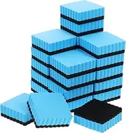SEWACC 24pcs Wave Edge Whiteboard Erasers for Dry Erase Boards Chalkboard Cleaners Easy to Clean with Soaps Water Versatile Use Blackboards Elegant Design