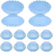 Homoyoyo Shells Candy Box Sea Shell Chocolate Box Party Favor for Jewelry Wedding Birthday Shower Decorations Sky- .10X7.70X4.50CM