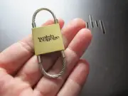 Walsh College North Canton OHio Brass Key Chain