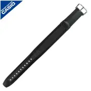 Genuine Casio Watch Strap Band for G-2310B G 2310 100 BLACK SILVER MICRO FIBRE