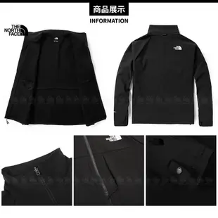 The North Face 女 防風防潑水立領可套接外套《黑》49ET/衝鋒衣/風雨衣/夾克 (8.5折)