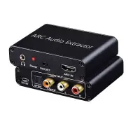 HDMI ARC 3.5mm Converter Adapter Audio Extractor Digital DAC to RCA Coax SPDIFbI