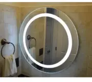 Award TAIT Large Round Wall Mirror LED Light 53cm - Bathroom Makeup Touch Switch