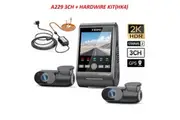 VIOFO A229 Plus 3CH Dashcam Sony Starvis2 2K Front+2K Rear+1080P Interior Camera + Hardwire Kit(HK4)