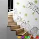 五象設計 可愛小倉鼠 牆貼 裝飾牆紙 幼兒園 樓道 壁貼紙 房間裝飾 家居裝飾 牆貼 環保壁貼 牆壁藝術