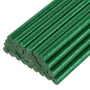 30pcs Mini Hot Glue Gun Sticks 8" x 0.43" for Glue Gun, Glitter Green