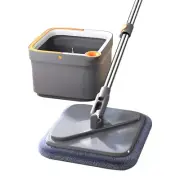 Mop with Spin Bucket Squeeze Mop Automatic Separation Rotating Cleaning Floor