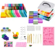Kids Gift Craft Polymer Clay Modelling Moulding DIY Toy Block Oven Bake Boy Girl