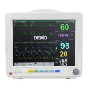 12 Inch Screen Signs Monitor ECG NIBP SPO2 Pulse Temperature ICU CCU