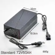 48v 60v 72v 96v 50ah 60ah Lead Acid Battery Intelligent Charger For Electric Tricycle Vehicle Bikes Scooters Atv Go Kart Standard 72V50AH