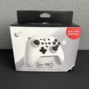 NEW Zen Pro Wireless Controller - for Nintendo Switch - White - NS09