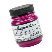 Jacquard Products Textile Color Fabric Paint, 2.25-Ounce, Pink