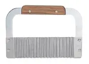 Ripple WAVY / CRINKLE Soap / Candle Cutter SLICER w/ wooden Handle - FREE SHIPP