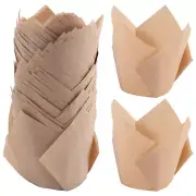 50 Pcs Tulip Cupcake Liners,Tulip Baking Paper Cupcake & Muffin Liners1181