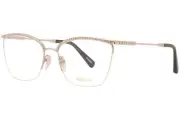 Chopard VCHD13S 0579 Eyeglasses Women's Silver 23 KT Full Rim Optical Frame