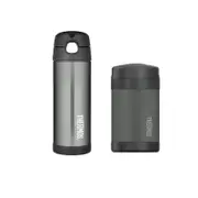 470ml Food Jar And Bottle Combo Charcoal