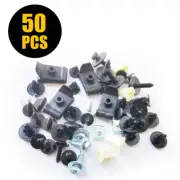 50PC Under Engine Cover Clips Underbody Mudguard Shield Screw For Toyota Lexus
