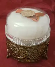Jovan Mink and Pearls Dusting Powder Sealed, With Filagree Holder