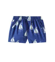 [Mini Rodini] Mini Rodini Sailing Boats printed cotton shorts Y 6/7 blue