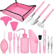 Succulent Tools,24 Pcs Mini Garden Tools Set,Transplanting Tools Miniature Su...
