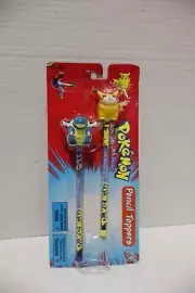 New 1999 Nintendo Pokémon Pencil Toppers #25 Pikachu & Blastoise Toy Island