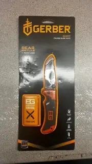 Gerber Bear Grylls Scout Folding Blade Knife With Box NEW