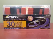 Memorex HD Rainbow Disks Diskettes 3.5" MAC Formatted 30 Pack Case Sealed