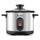 Breville BRC310BSS 500W Set & Serve 7 Cups Rice Cooker/Steamer Stainless Steel