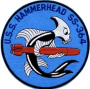 5" NAVY USS HAMMERHEAD SS-364 EMBROIDERED PATCH