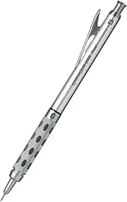 Pentel Packaged Graph Gear 1000 Automatic Drafting Pencil, 0.5mm, Grey Accents, 1 Pencil (XPG1015)