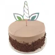Iridescent Unicorn Acrylic Cake Topper 2mm