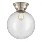 Innovations Aditi XXL Beacon Flush, BS Nickel Seed/Globe - 623-1F-SN-G204-12