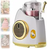 Ice Cream Maker Machine, 800ml Countertop Soft Serve Machine with Built-in Compressor, 250W Frozen Yogurt Maker for Snack Bars/Family Gatherings/Restaurants/Cafes