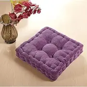 Meditation Pillow Yoga Pillow,For Indoor Outdoor,Comfortable Meditation Padded Thick Floor Cushion,Tatami Pillow Pearl Cotton Quilted Booster Seat Pad,Meditation Seat Cushion-C 60x60cm(24x24inch)