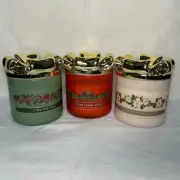 Bath & Body Works Christmas Bow Lid Top Collection Bundle Large 3 Wick Brand New