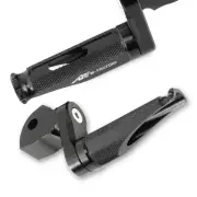 SHINOBI Foot Pegs Rear 25mm Lower Black For Honda CB 600F Hornet 04-07 06
