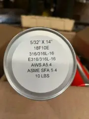 ARCOS 5/32" 316/316L STICK ELECTRODE 10# CAN
