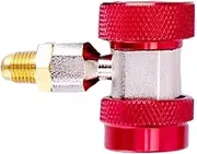 Valves Core Tee Adapter,R134A Manifold Gauge Adapters - Leak-Proof Precise Connector for Quick Efficiency Automotive RV Car Air Conditioning Systems