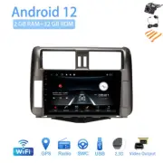Android 12 9" Car Stereo Radio for Toyota Land Cruiser Prado 150 2010-2013 GPS