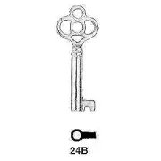 Ilco 24B Key blank, Barrel/Post type (5-Pack)
