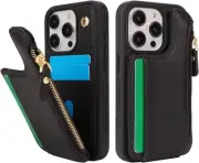 for iPhone 15 Pro Phone Case Vertical Flip Cover for iPhone15 Pro Case PU