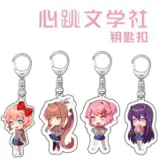 Doki Doki Literature Club Monika Natsuki Acrylic Keychain Pendant Decor