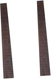 Vaguelly 2pcs 20 Rosewood Guitar Fretboard 20 Frets Semi-Finished Gsd113 for DIY Guitar Lovers