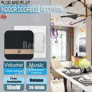 Power Dingdong Door Bell Receiver Indoor Bell Chime Ring Wireless WiFi Doorbell