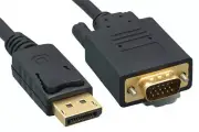 3Ft-15Ft DisplayPort DP 20 Pin to VGA SVGA HD15 28AWG PC Mac Projector LCD Cable