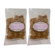 901225 2 X 135g BAG POPCORN PEOPLE PEANUT BRITTLE CRUNCHY CANDIED PIECES