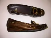 Stuart Weitzman Salwood Cosmos Patent Loafer 5.5 M